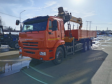 Бортовой КАМАЗ 65115 с КМУ XCMG SQS 200-6 (ЕВРО 5) новый