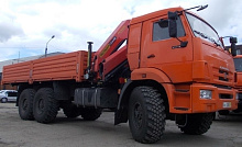 Бортовой КАМАЗ 43118 с КМУ Palfinger PK15500A (ЕВРО 5) новый