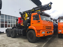 Седельный тягач КАМАЗ 43118 с ГМУ VM10-74 (Велмаш ВМ10-74) (ЕВРО 5) новый