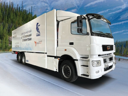 Изотермический фургон рефрижератор КАМАЗ 65208 с водородными топливными элементами новый