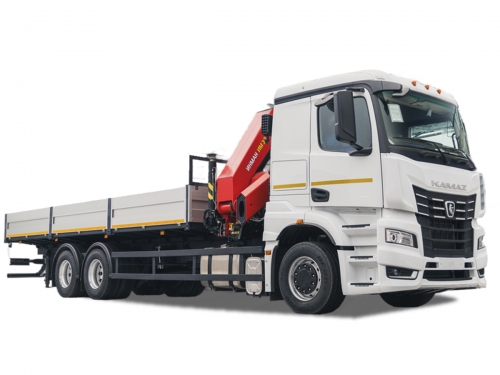 Тракхолдинг - Бортовой КАМАЗ 65658 с КМУ Palfinger INMAN 320C поколение К5 (ЕВРО 5) новый Бортовой КАМАЗ 65658 с КМУ Palfinger INMAN 320C поколение К5 (ЕВРО 5) новый